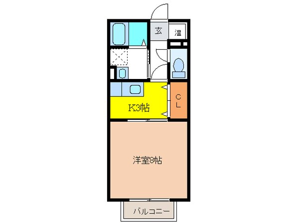 ボナ－ル下沼の物件間取画像